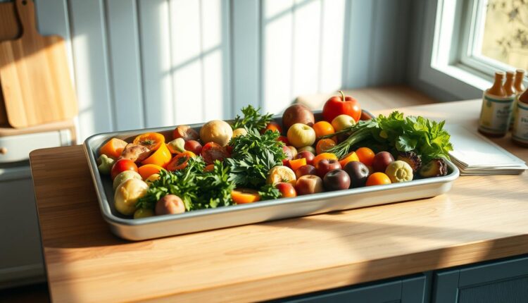 sheet pan dinner prep seasonal menu