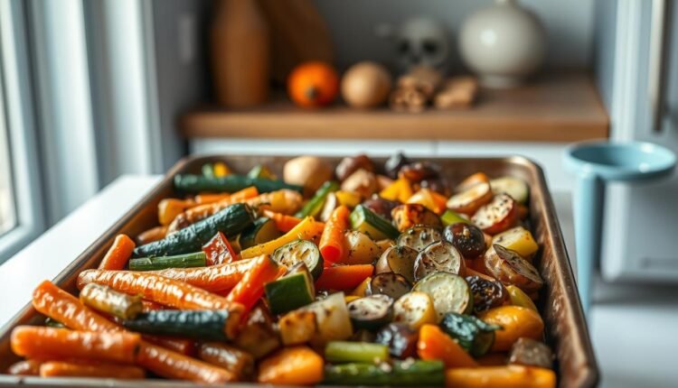 sheet pan dinner prep umami flavors