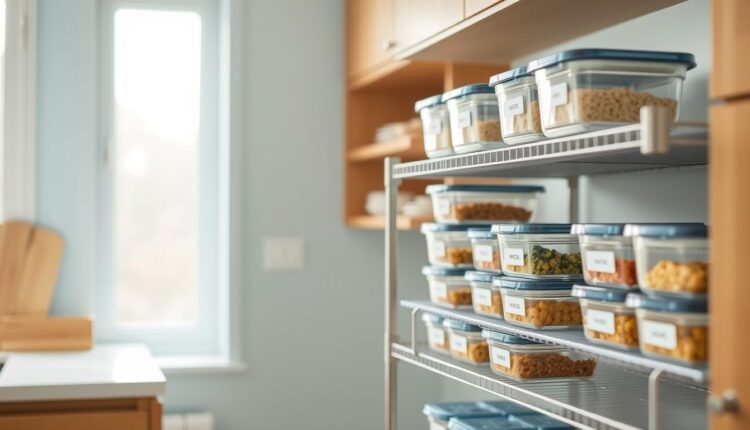 batch cook dinners freezer organization