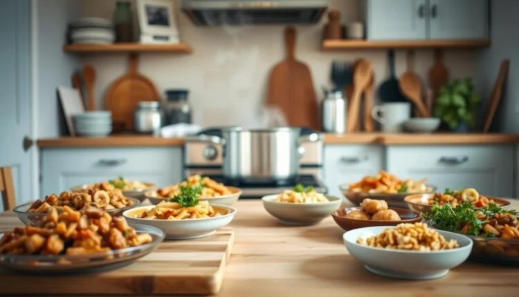batch cook dinners power cooking