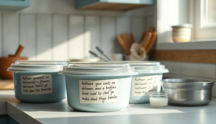 make ahead family dinners reheating instructions