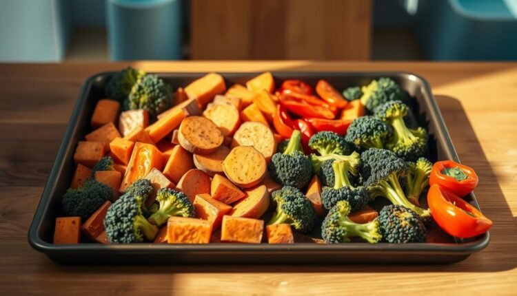 sheet pan dinner prep oven utilization
